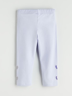 Lc Waikiki Yeni Sezon Beli Lastikli 3/4 Boy Kız Çocuk Tayt