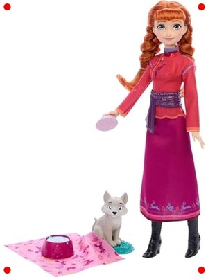 MarkEntegra Karlar Ülkesi Anna Bebek ve Yavru Kurt Seti