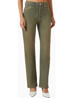 EB Denim High-Rise Straight Jeans, Lüks Premium Denim ile Kusursuz Siluet