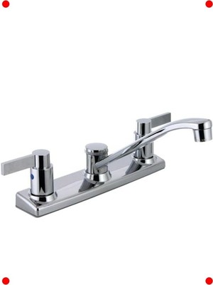 MarkEntegra Krom Parlak Centerset Mutfak Sı 8 Inç