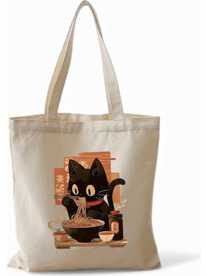 Hipder Baskılı Bez Çanta