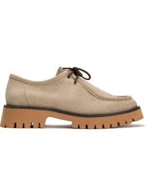 Emienza Portofıno Süet Kalın Tırtıklı Taban Bayan Loafer