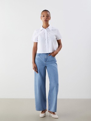 Lc Waikiki Yeni Sezon Wideleg Kadın Jean Pantolon