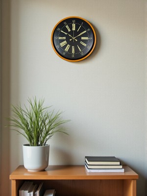 İlk El Grup Zentime 36 cm Turuncu Dekoratif Duvar Saati