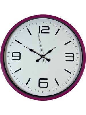 İlk El Grup Zentime 36 cm Pembe Dekoratif Duvar Saati