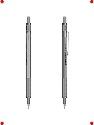 MarkEntegra Mekanik Kurşun Kalem, 0.5 Mm, Kurşun Gri