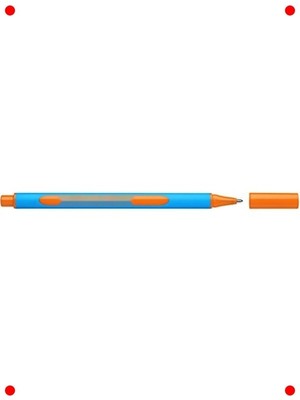 MarkEntegra Kaygan Yazım Tükenmez Kalem - Turuncu 1.4 mm Xb