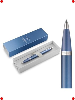 MarkEntegra Mavi Krom Detaylı Tükenmez Kalem - Akıcı Yazım