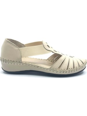 Venüs Galantus Hakiki Deri Comfort Ortopedik Kadın Sandalet