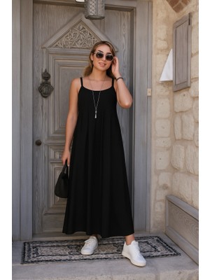 Demir Grup cc Kadın Ip Askılı V Yakalı Asimetrik Detaylı Aerobin Elbise