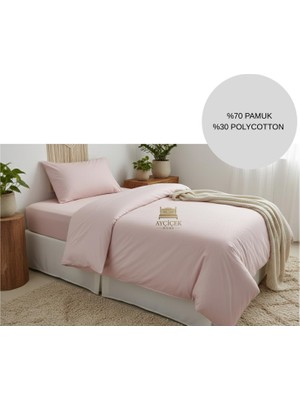 Ayçiçek Home Tek Kişilik Nevresim Takımı Lastikli Çarşaf 160/215 Yorgan Ölçüsü