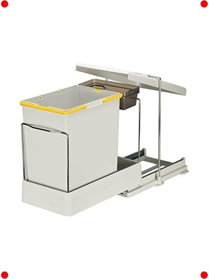 MarkEntegra Raylı Do Içi Çöp Kovası (20 Litre)