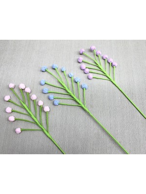 Eco Lounge El Örgüsü Dekoratif Tomurcuk Çiçeği