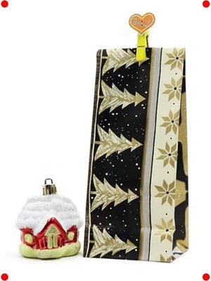 MarkEntegra Yılbaşı Temalı Hediyelik Kese Kağıdı (10'lu Paket)
