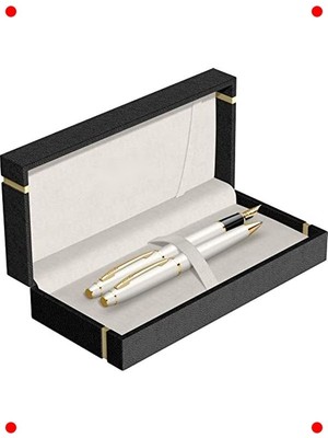 MarkEntegra Inci Beyazı Dolma ve Tükenmez Kalem Seti