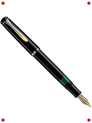 MarkEntegra Klasik Seri Dolma Kalem, Siyah Gövde, Ince Uç