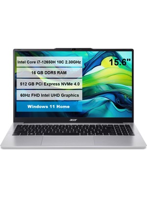 Acer Aspire Lite AL15-71P-75E7 Intel Core i7-12650H 16GB DDR5 512GB M.2 SSD 15.6" FHD 60Hz Windows11 Home