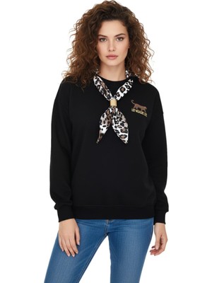 Baglan Kadın Spor Sıfıryaka Sweatshirt Fular Lı BGL-ST05062