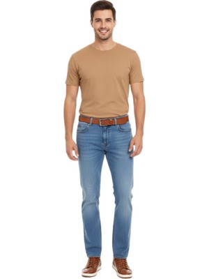 Locus Jeans Erkek Büyük Beden Regular Kalıp Jeans Pantolon 320 BGL-ST05159