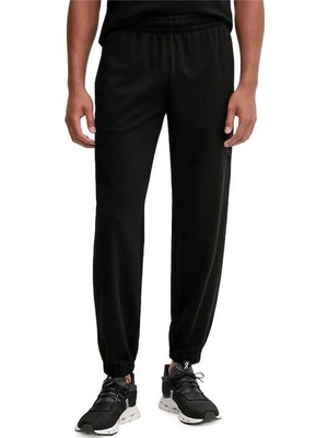 EA7 Erkek Tam Kalıp Yanı Tonal Logolu Jogger Eşofman Altı - Siyah