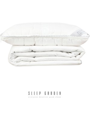 Sleep Garden %100 Organik Pamuk Bebek Yorgan Ve Yastık Seti Tela Çantalı