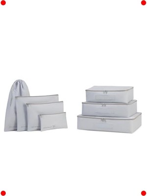 MarkEntegra Seyahat Bul Içi Düzenleyici Set (7 Parça, Gri)