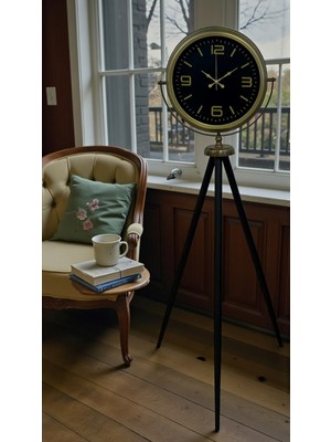 Zmc Bilişim Zamanın Asaleti Eskitme Tripod Ayaklı Saat