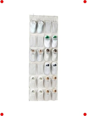 MarkEntegra 24 Gözlü Kapı Arkası Kumaş Organizer Düzenleyici