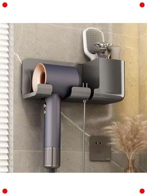 MarkEntegra Saç Kurutma Makinesi Tutucu, Duvara Monte Banyo