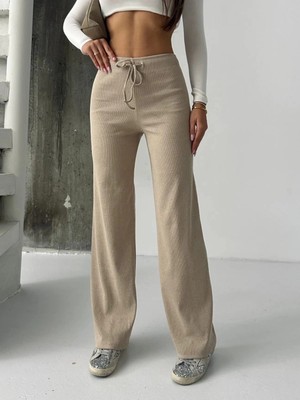 Bigelal Fit Comfort Bej Salaş Pantolon