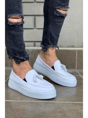 Bigelal Günlük Spor Klasik Ayakkabı  Beyaz