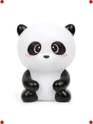 MarkEntegra Panda Temalı Gece Lambası - 4 Renk, Pilli