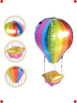 MarkEntegra 22 Inç Uçan Balon Temalı Renkli Folyo Balon