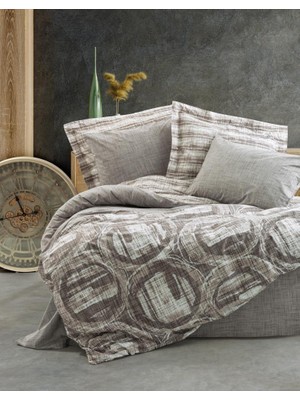 Bigelal Modern Çift Kişilik Nevresim Takımı Root Vizon