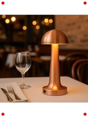 MarkEntegra Dokunmatik Şarjlı Taşınabilir Masa Lambası