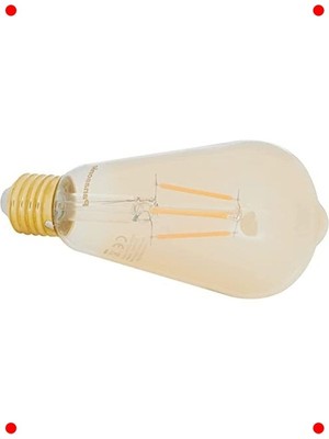 MarkEntegra E27 Filament Ampul Sıcak Sarı Işık 4W