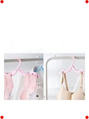 MarkEntegra 5 Adet Katlanabilir Seyahat Elbise Askısı