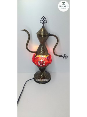 Zemaris Hediyelik El Yapımı Otantik Mozaik Ibrik/abajur