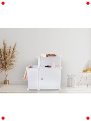 MarkEntegra Modern Beyaz Komodin