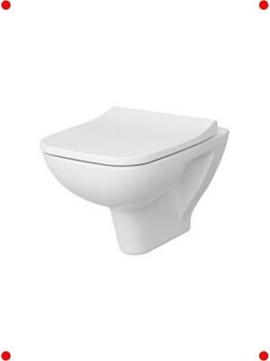 MarkEntegra Modern Asma Klozet, Kare Tasarım, Beyaz, 52 cm