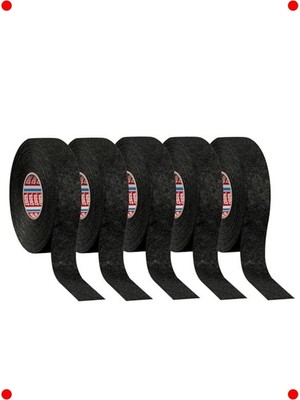 MarkEntegra Kablolama Için Bez Bant Seti (15M x 19MM, 5 Adet)