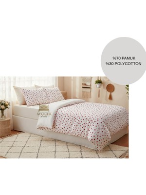 Ayçiçek Home Tek Kişilik Nevresim Takımı Lastikli Çarşaf 120/200  Yorgan Ölçüsü 160/215
