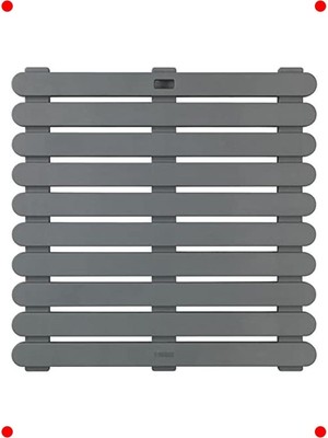 MarkEntegra Kaymaz Iç/dış Mekan Banyo Paspası - Gri 55X55 cm
