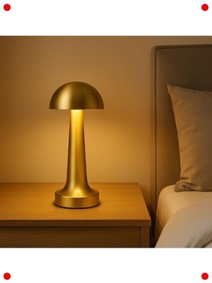 MarkEntegra Şarjlı Dokunmatik Masa Lambası - 3 Renk Seçeneği