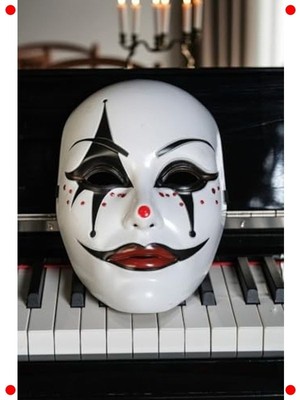 MarkEntegra Venedik Tarzı Cadılar Bramı Maskesi