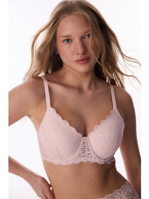 Penti Açık Pembe Marvel Lace Dantel Sütyen