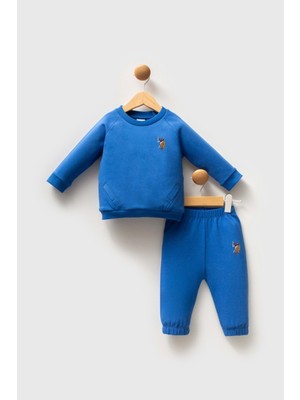 U.S. Polo Assn. Us Polo Erkek Basıc Alt Üst Takım - 2586US - Saks - 9 Ay Saks