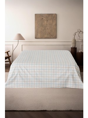 Soley Mix & Match | Vero | %100 Pamuk Çift Kişilik Düz Çarşaf