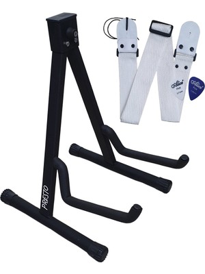 Presto Klump PRS-01 Gitar Standı Gitar Askısı Ve 2 Pena Hediyeli