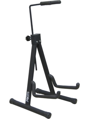Presto Klump PRS-01 Metal Malzemeden İmalat Profesyonel Gitar Sehpası Siyah Renk Menşei Türkiye